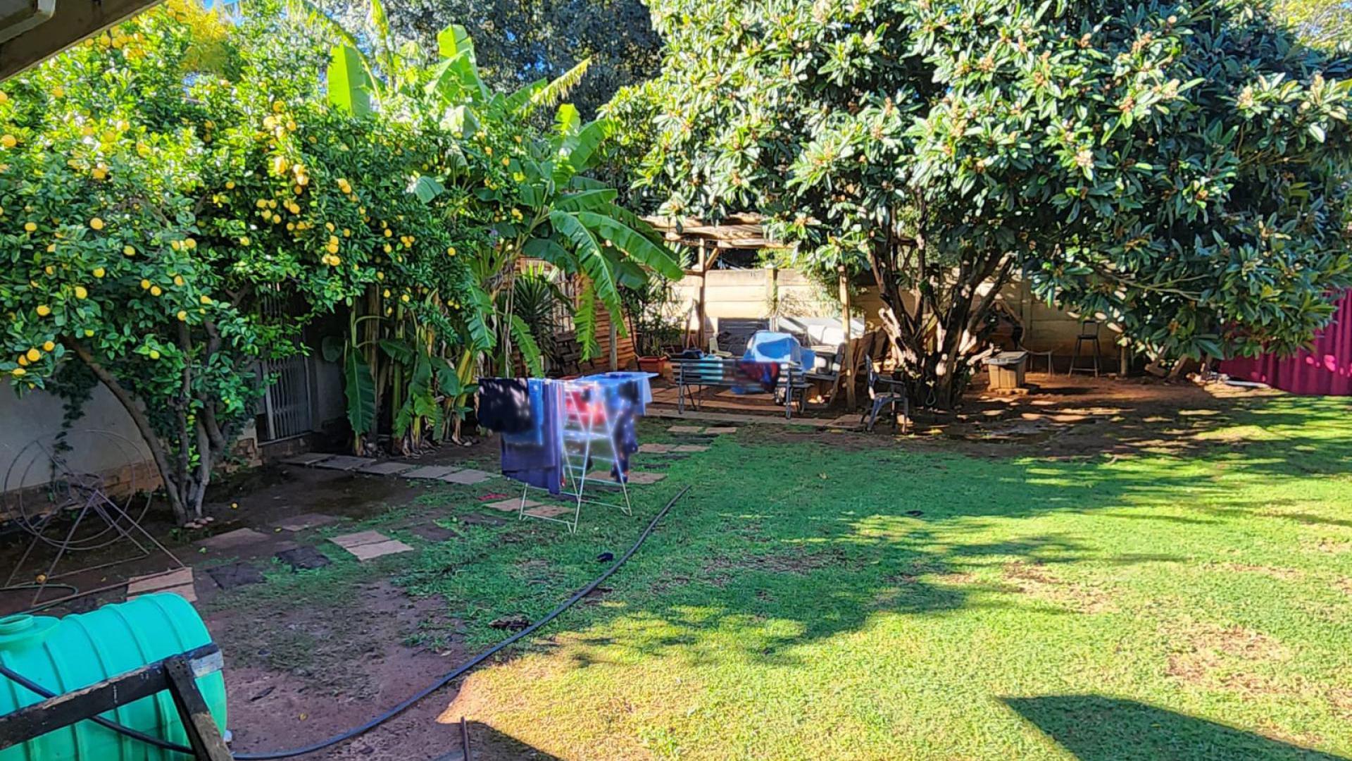Backyard of property in Vaalpark