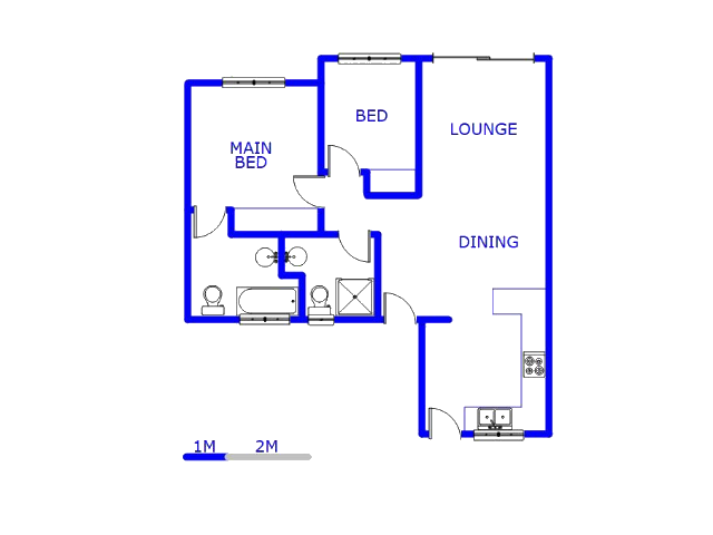 Floor plan of the property in Georginia