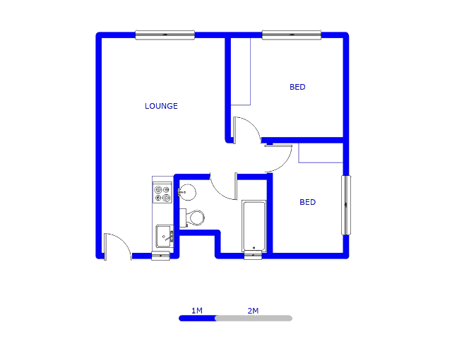 Ground Floor - 43m2 of property for sale in South Hills