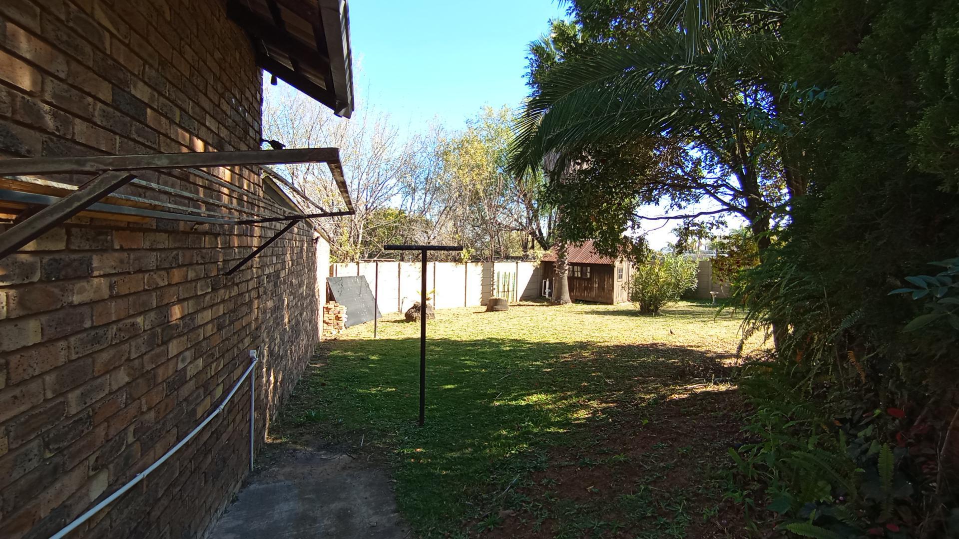 Backyard of property in The Reeds