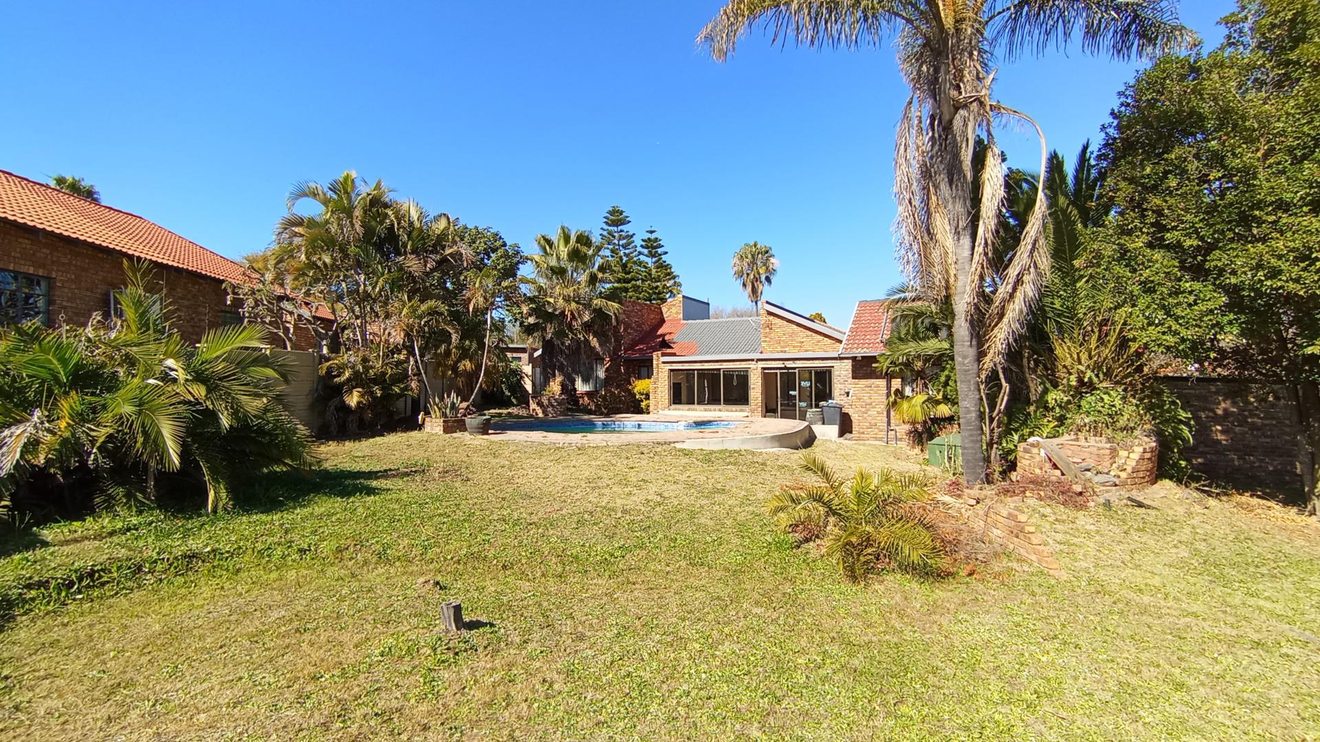 Backyard of property in The Reeds