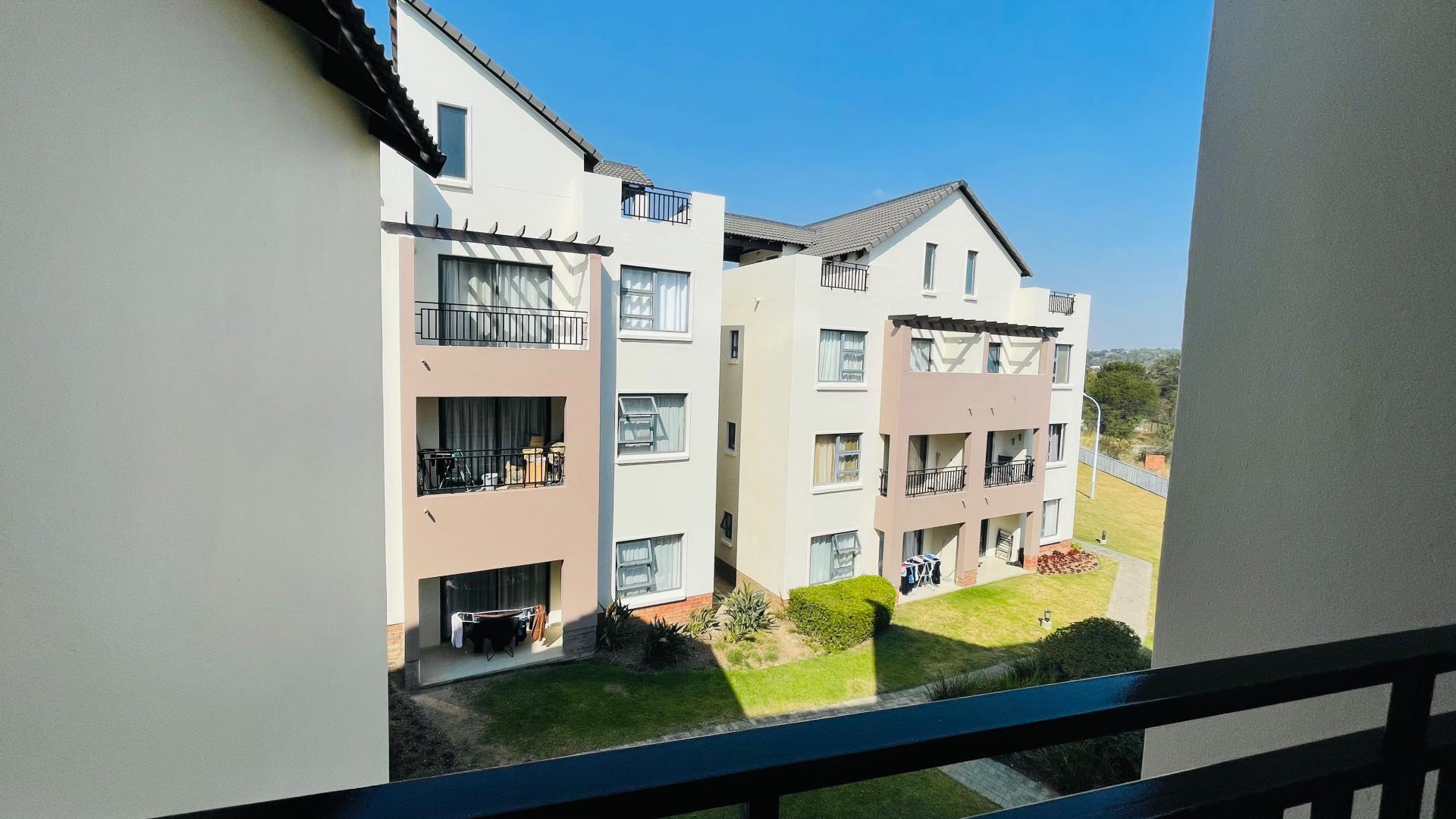Balcony of property in Fourways