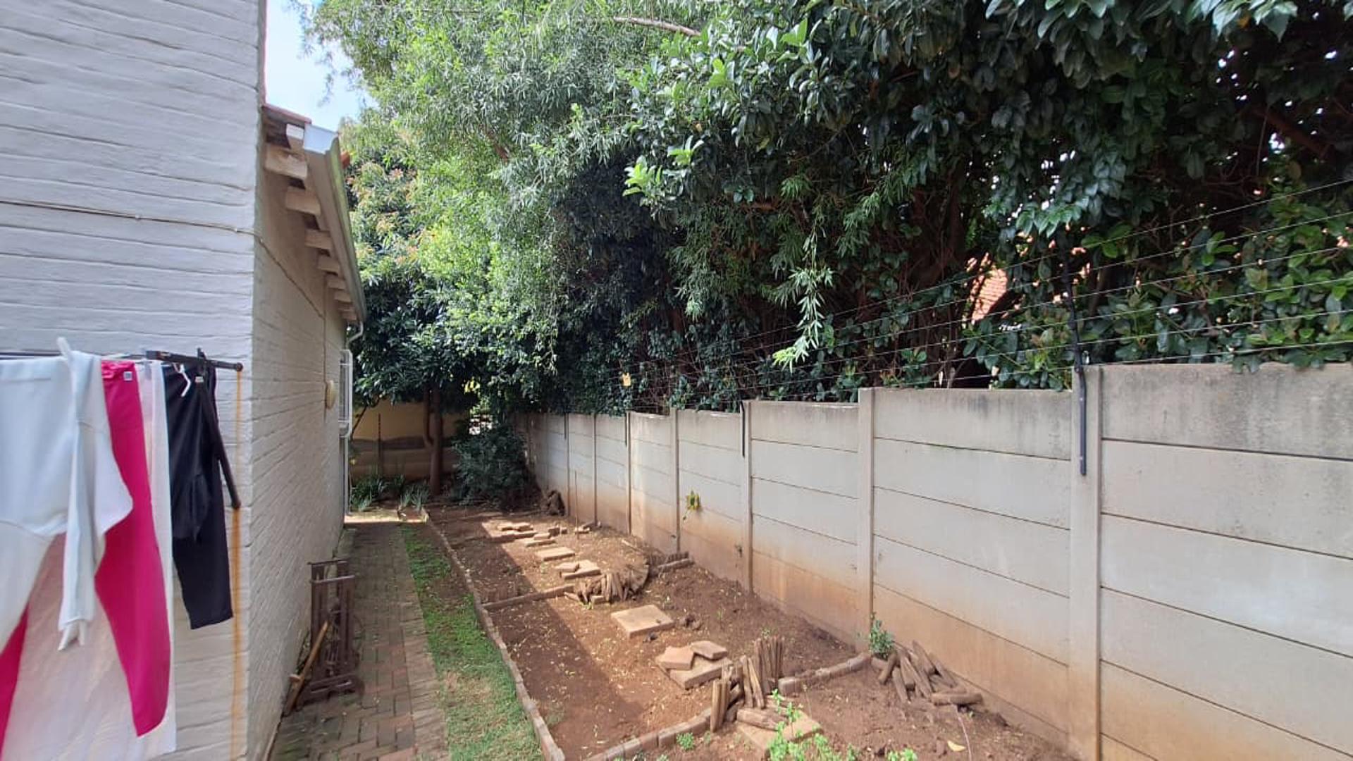 Backyard of property in Sydenham - JHB
