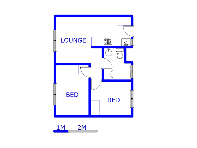 Floor plan of the property in Summerset