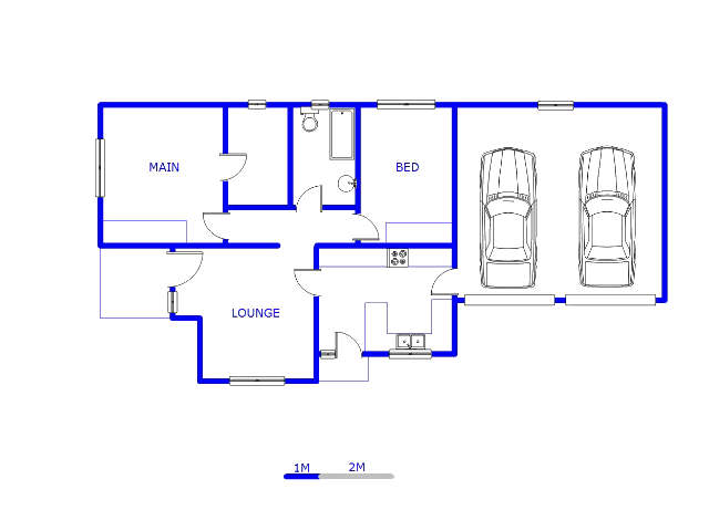 Floor plan of the property in Stretford