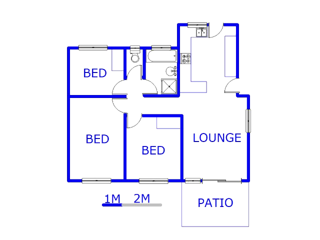 Ground Floor - 68m2 of property for sale in Chantelle