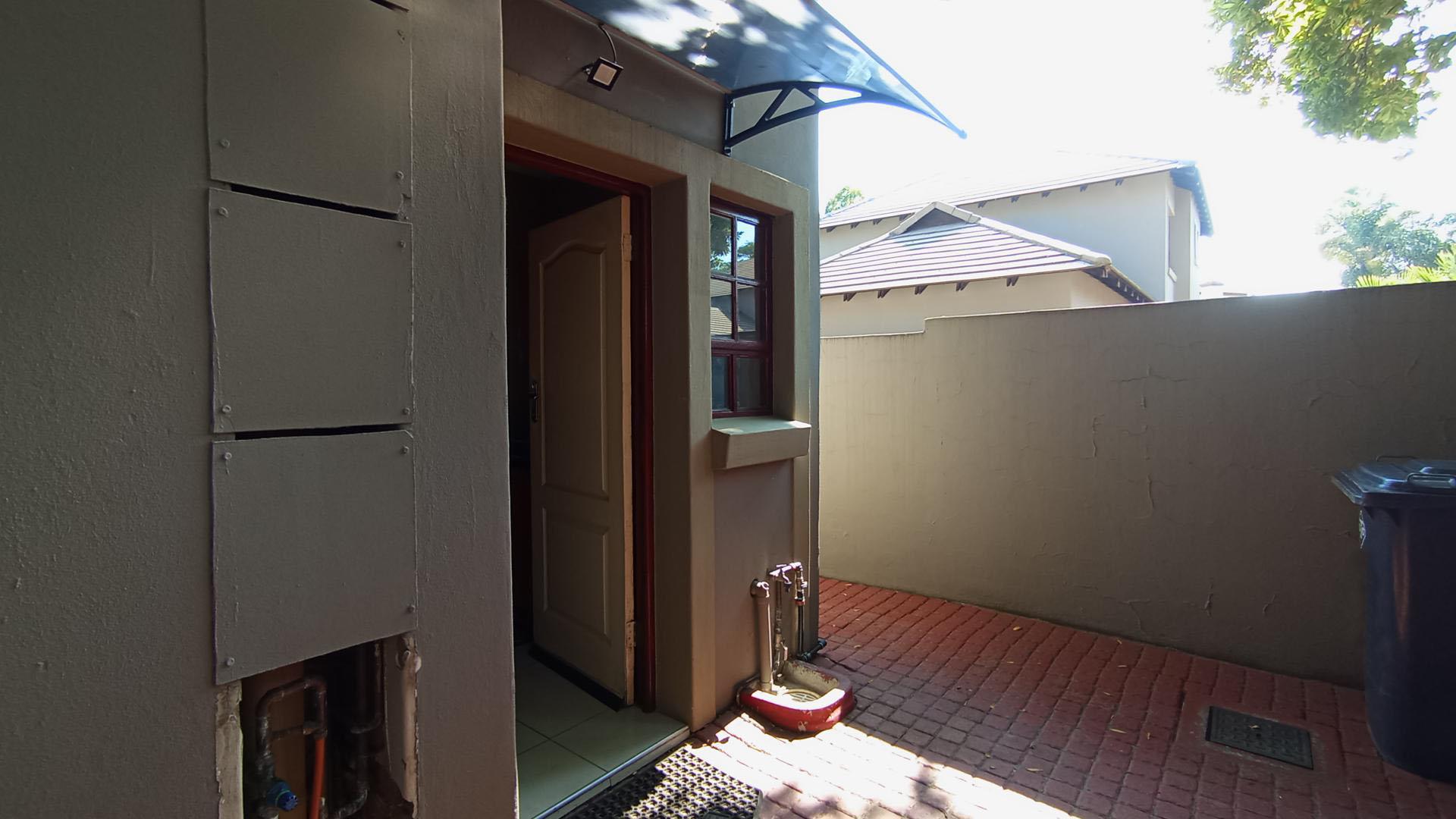 Backyard of property in Valley View Estate