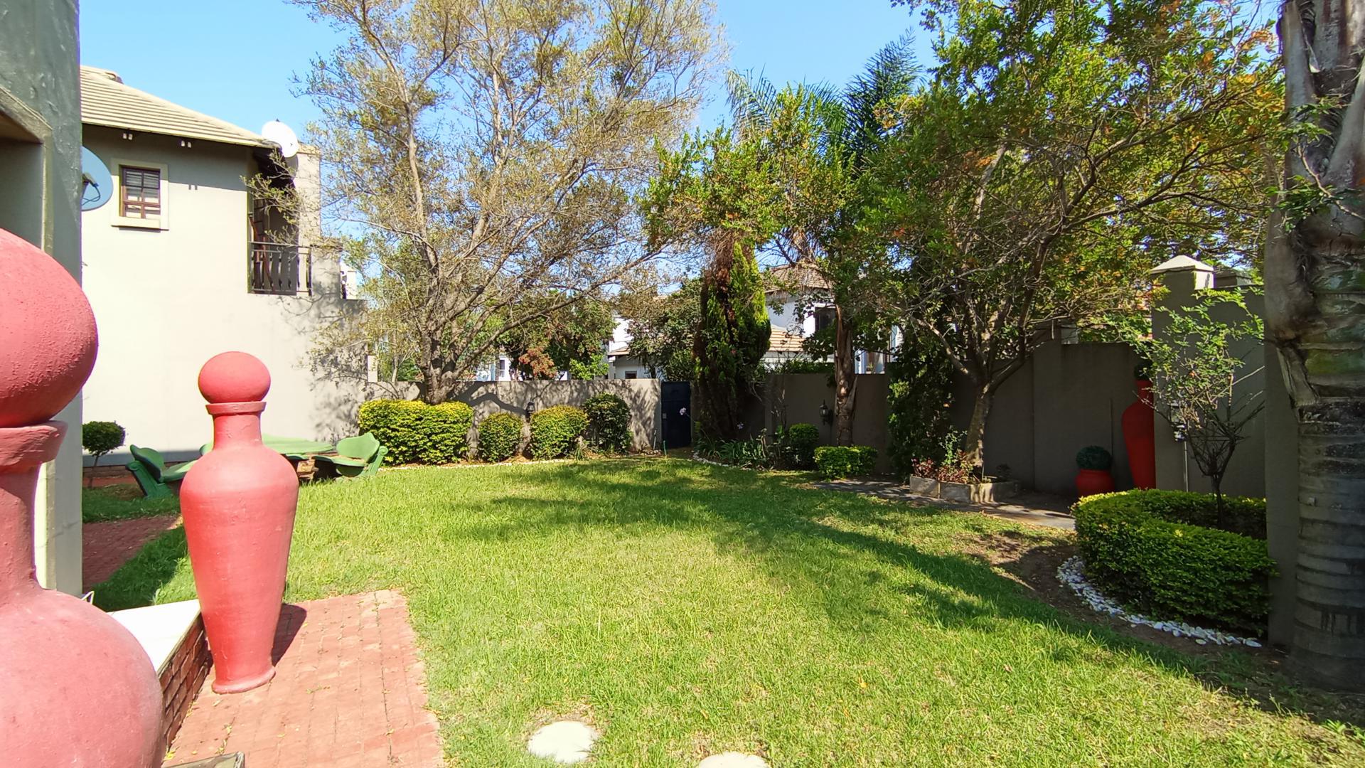 Backyard of property in Valley View Estate