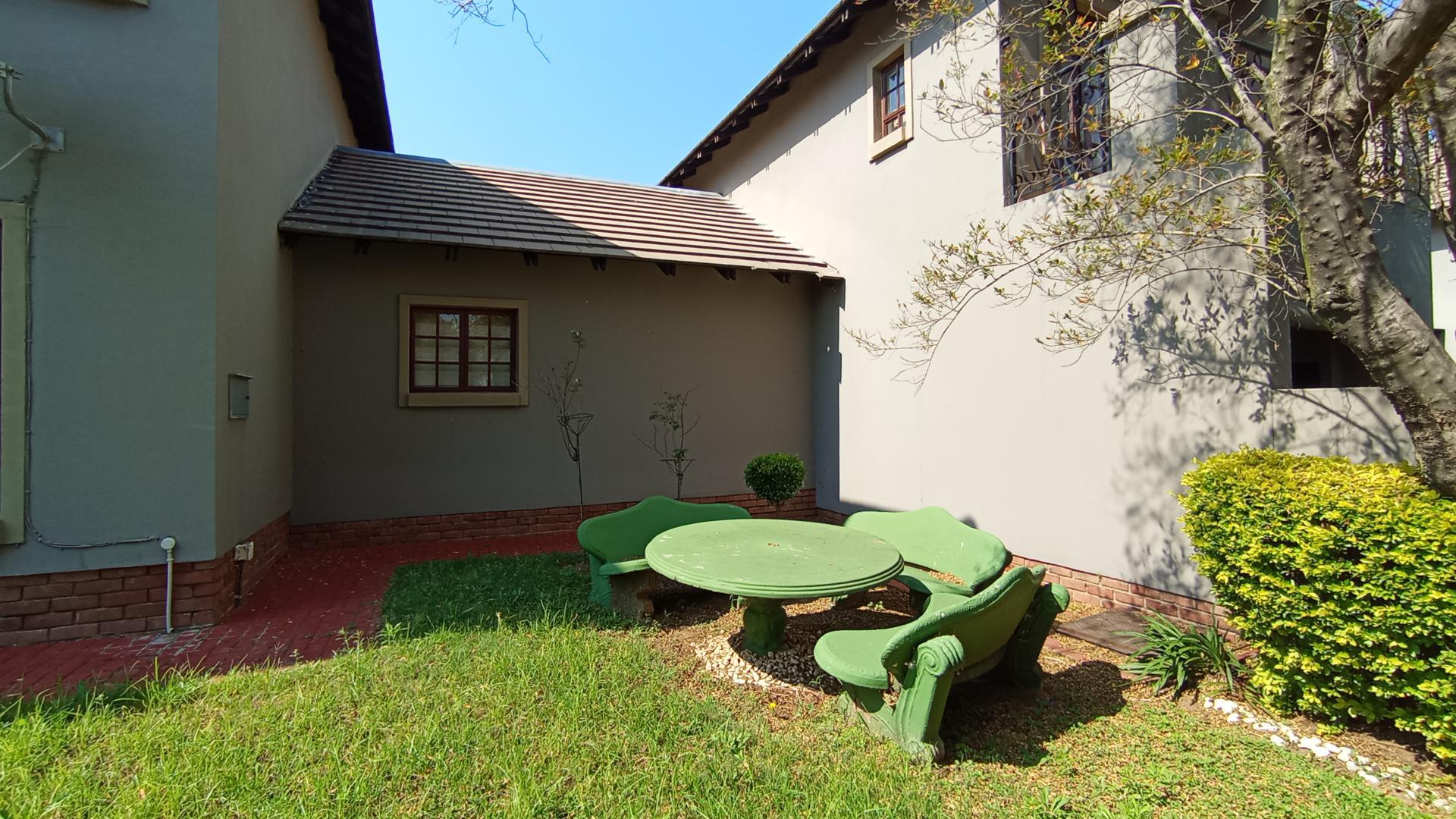 Backyard of property in Valley View Estate