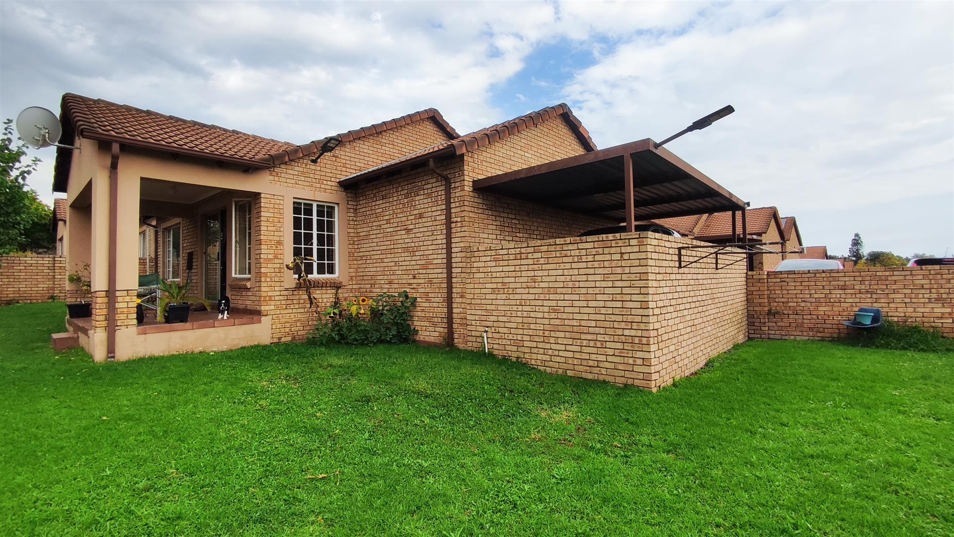 Backyard of property in Sasolburg
