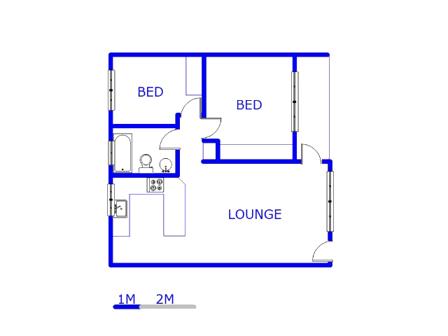 1st Floor - 71m2 of property for sale in Ferndale - JHB