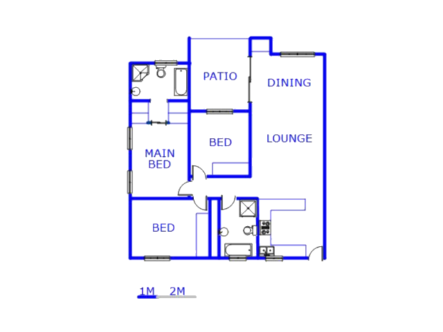 Floor plan of the property in Kengies