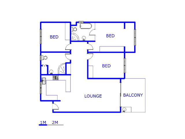 1st Floor - 134m2 of property for sale in Carlswald North Estate