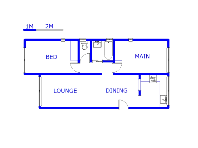 Floor plan of the property in Windermere