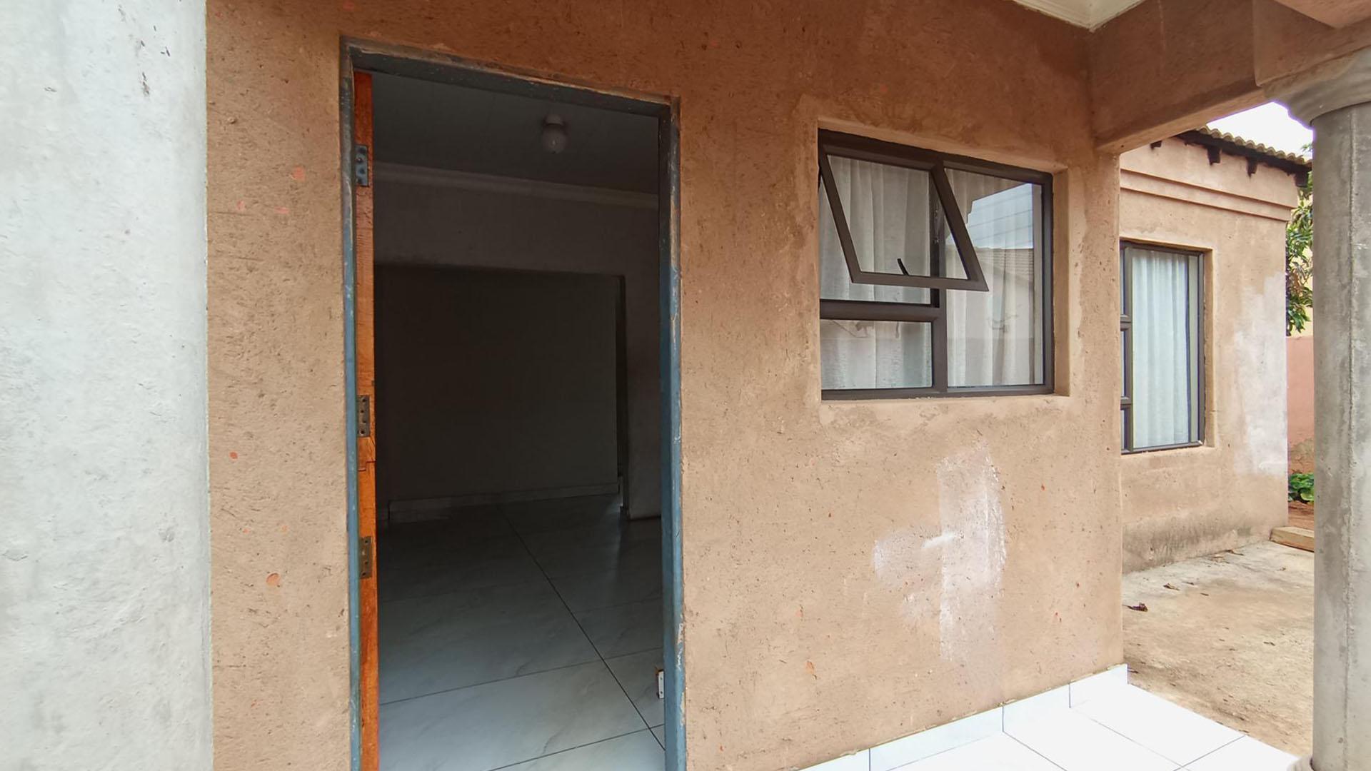 Backyard of property in Soshanguve