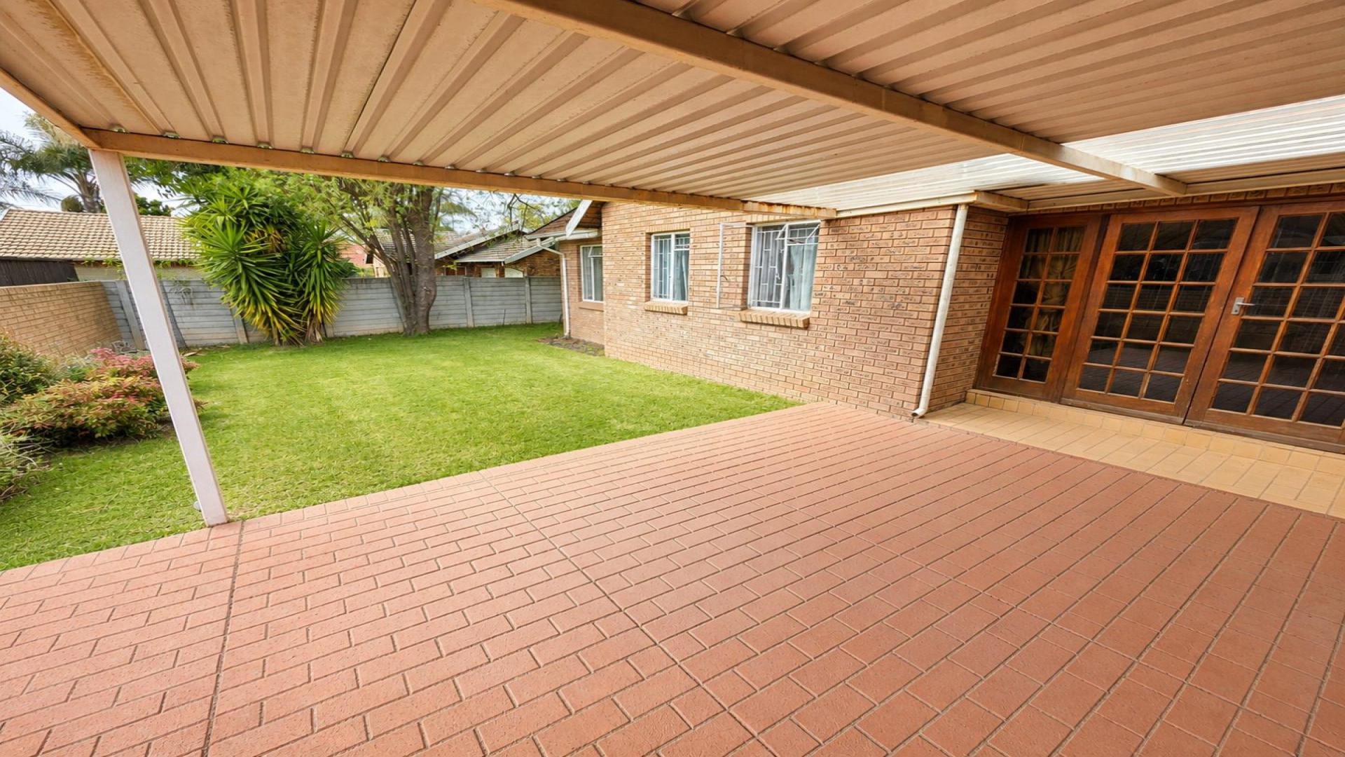 Patio of property in Erasmuskloof