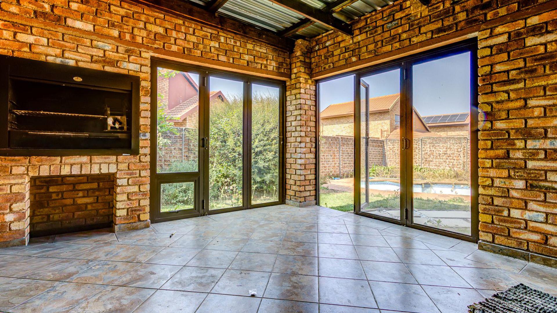 Braai Area of property in Pomona