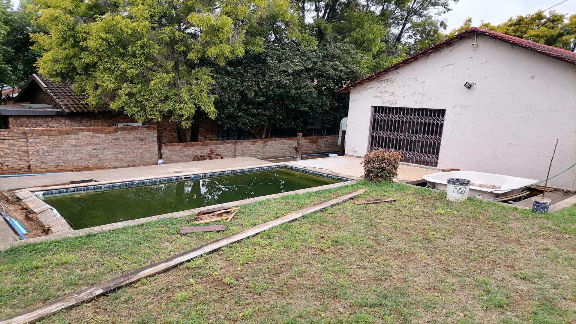 Backyard of property in Nelspruit Central