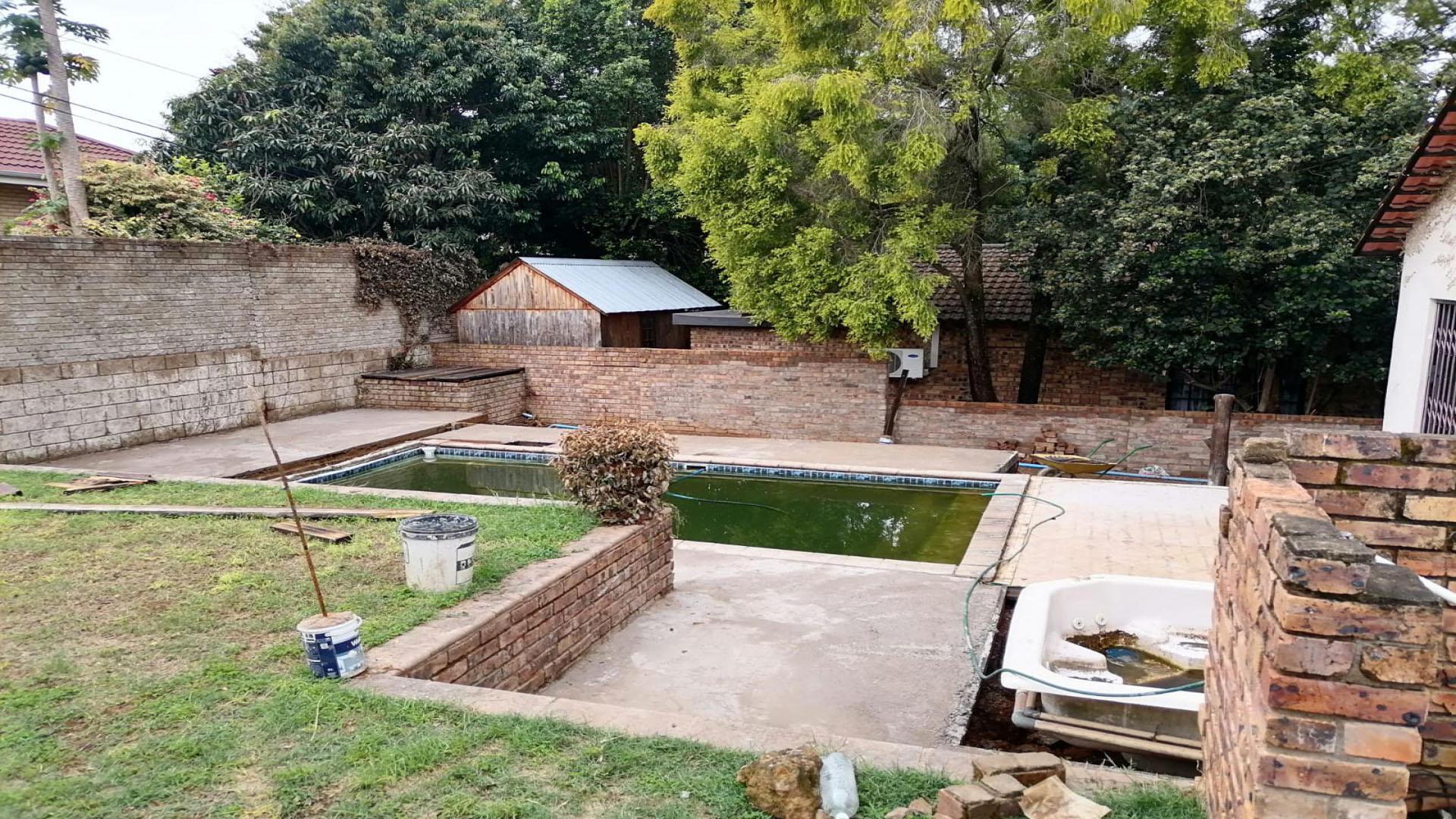 Backyard of property in Nelspruit Central