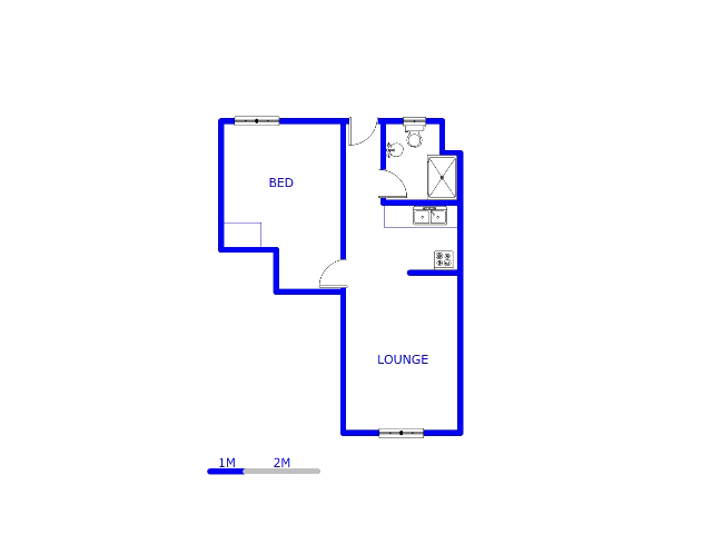 Floor plan of the property in Riviera