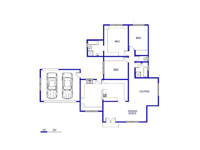 Floor plan of the property in Lyttelton Manor