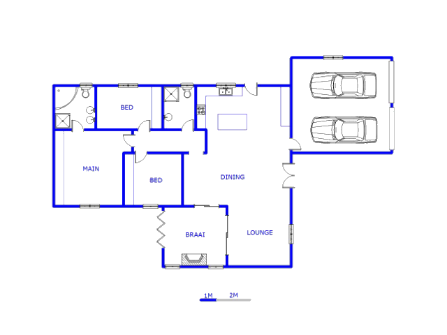 Floor plan of the property in Admirals Park