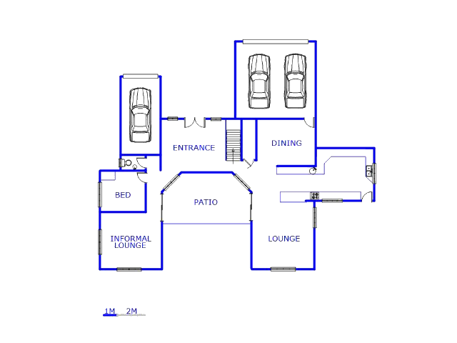 Floor plan of the property in Ruimsig