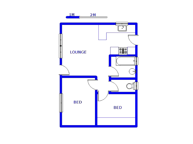 Floor plan of the property in Dersley