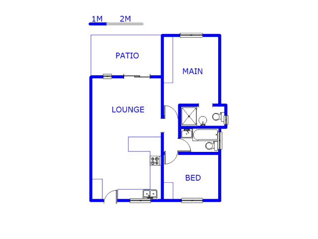 Floor plan of the property in Northwold