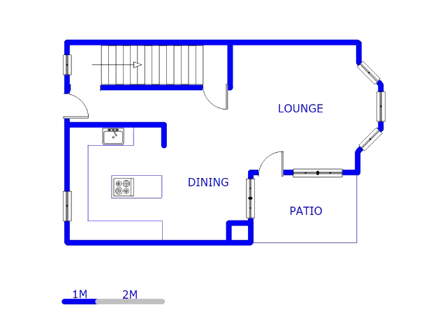 Floor plan of the property in Eden Glen