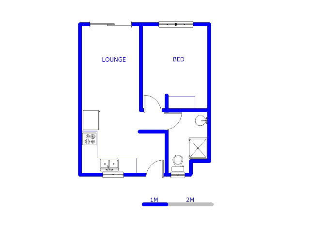Floor plan of the property in Ballitoville