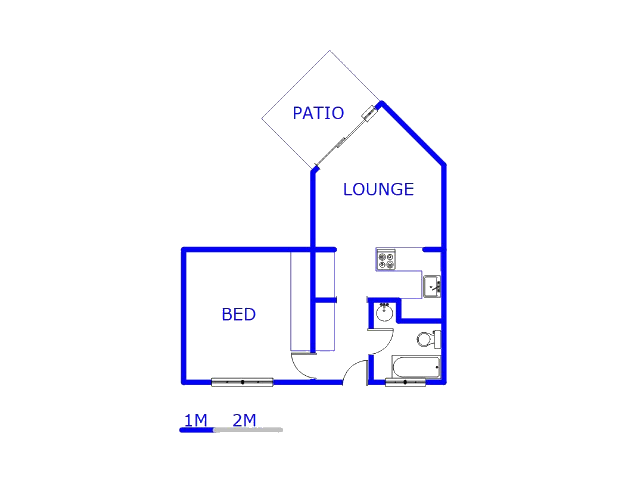 Floor plan of the property in Bryanston