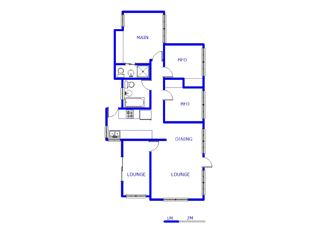 Floor plan of the property in Ennerdale