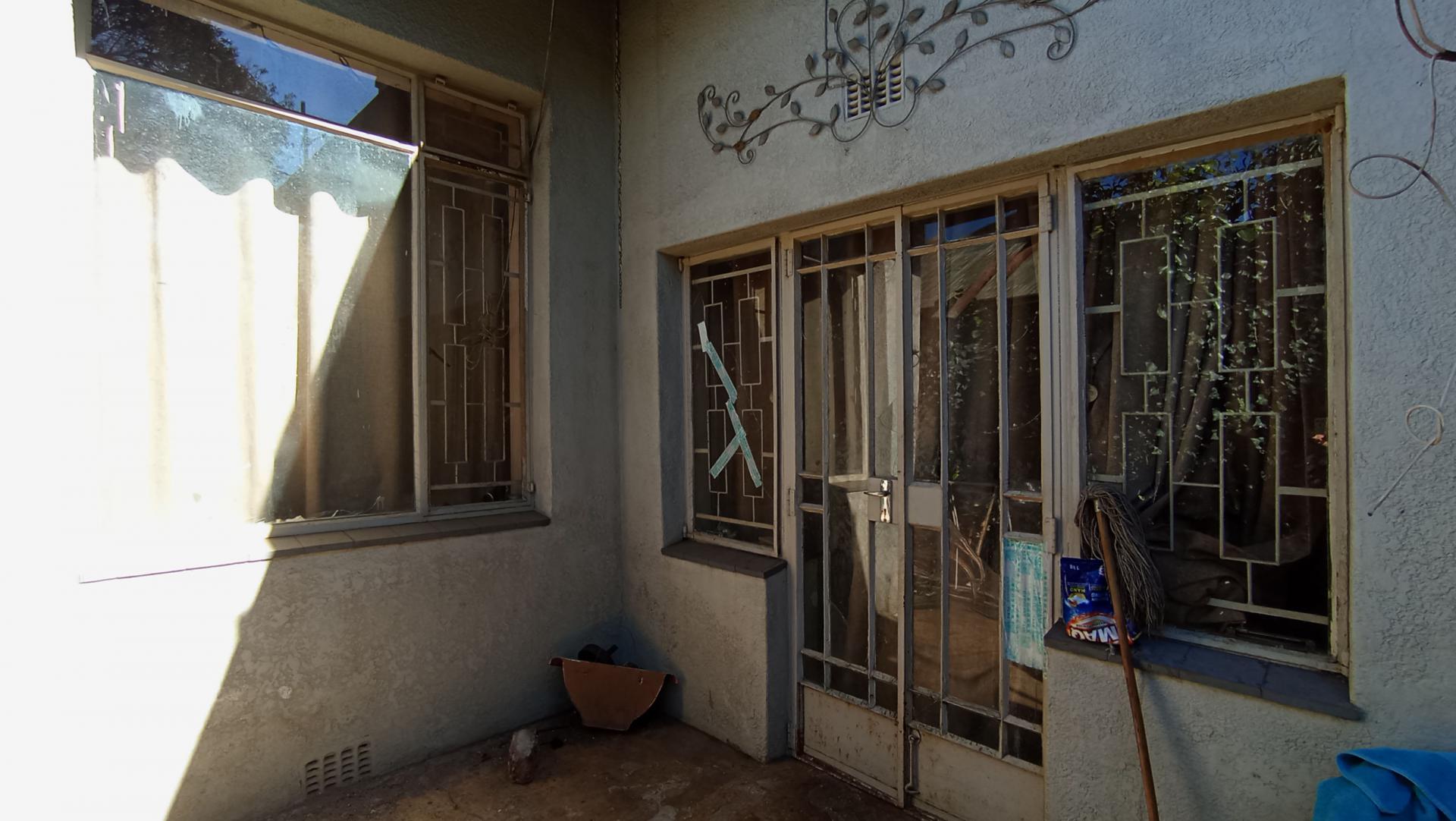 Backyard of property in Bezuidenhout Valley