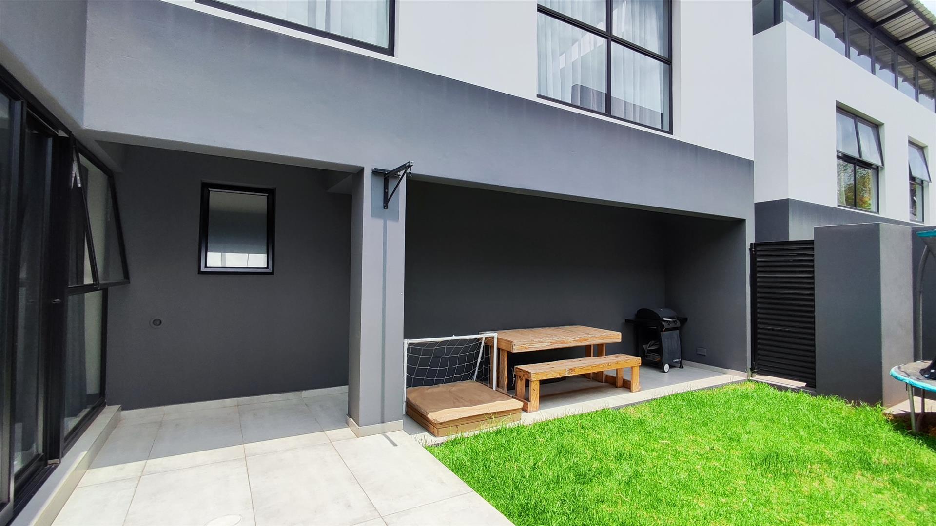 Backyard of property in Edenvale