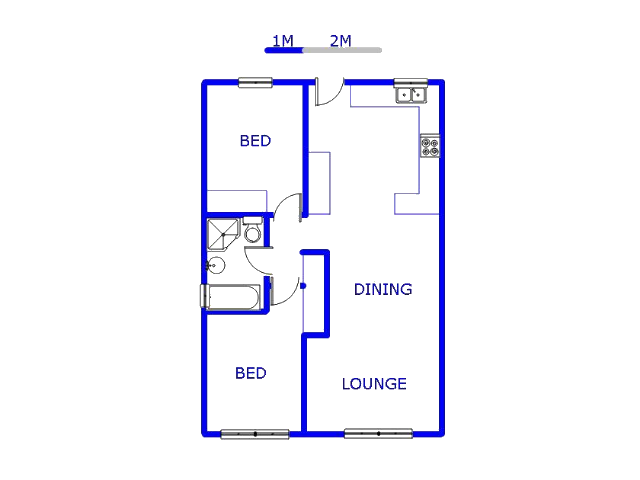 2nd Floor - 65m2 of property for sale in Alberton