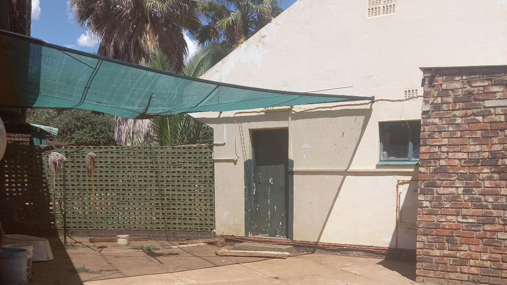 Backyard of property in Hartswater