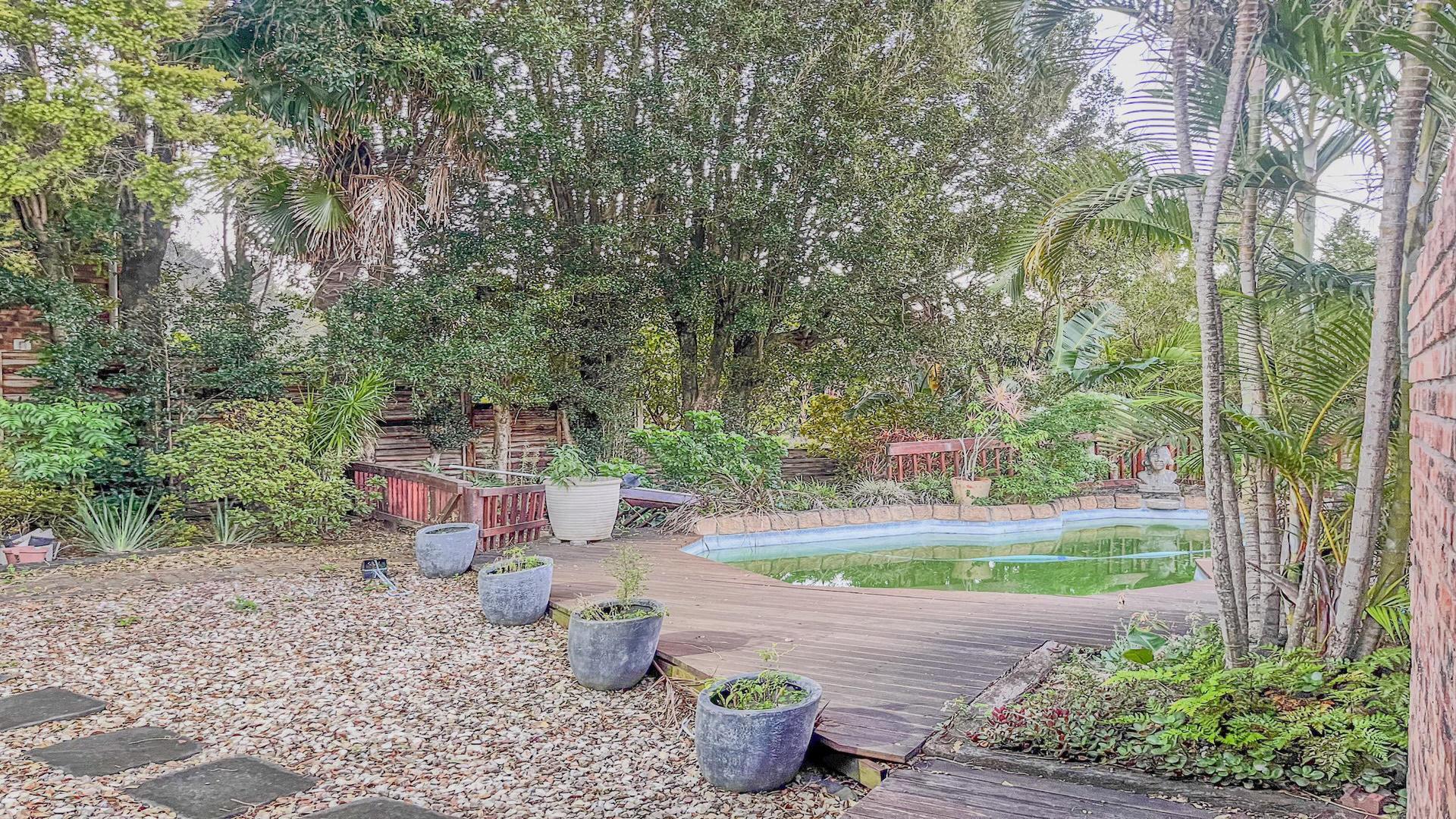 Backyard of property in Beacon Bay North