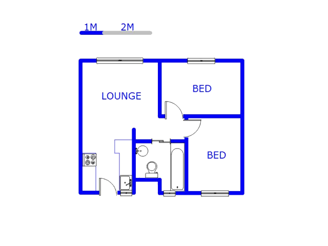 Ground Floor - 44m2 of property for sale in Fleurhof