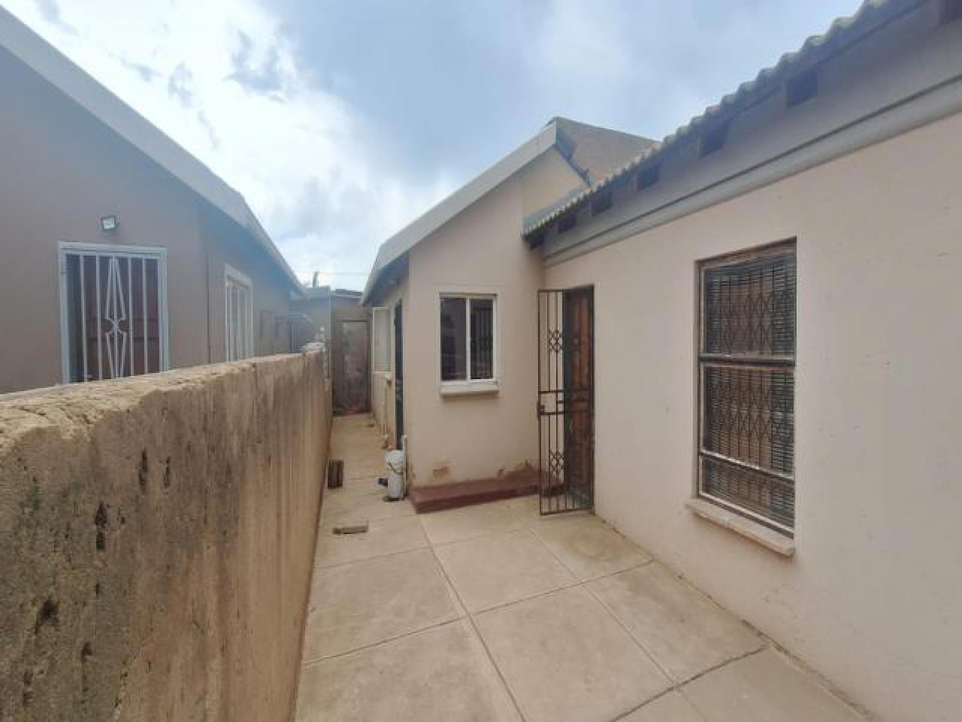 Backyard of property in Mahube Valley