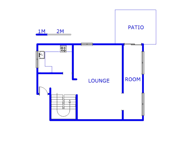 Floor plan of the property in Escombe 