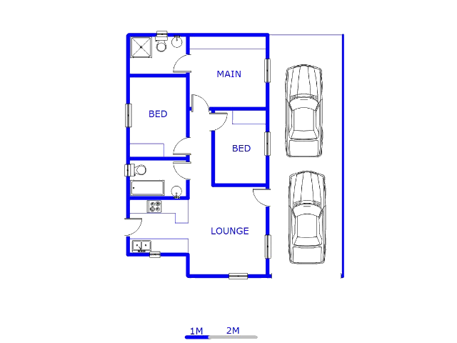 Floor plan of the property in Windmill Park