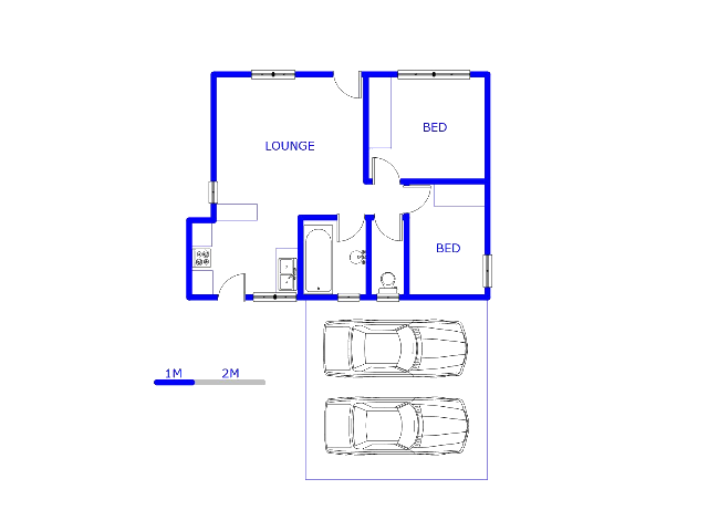 Floor plan of the property in Kirkney