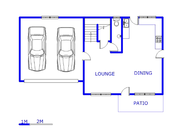 Floor plan of the property in Blue Hills