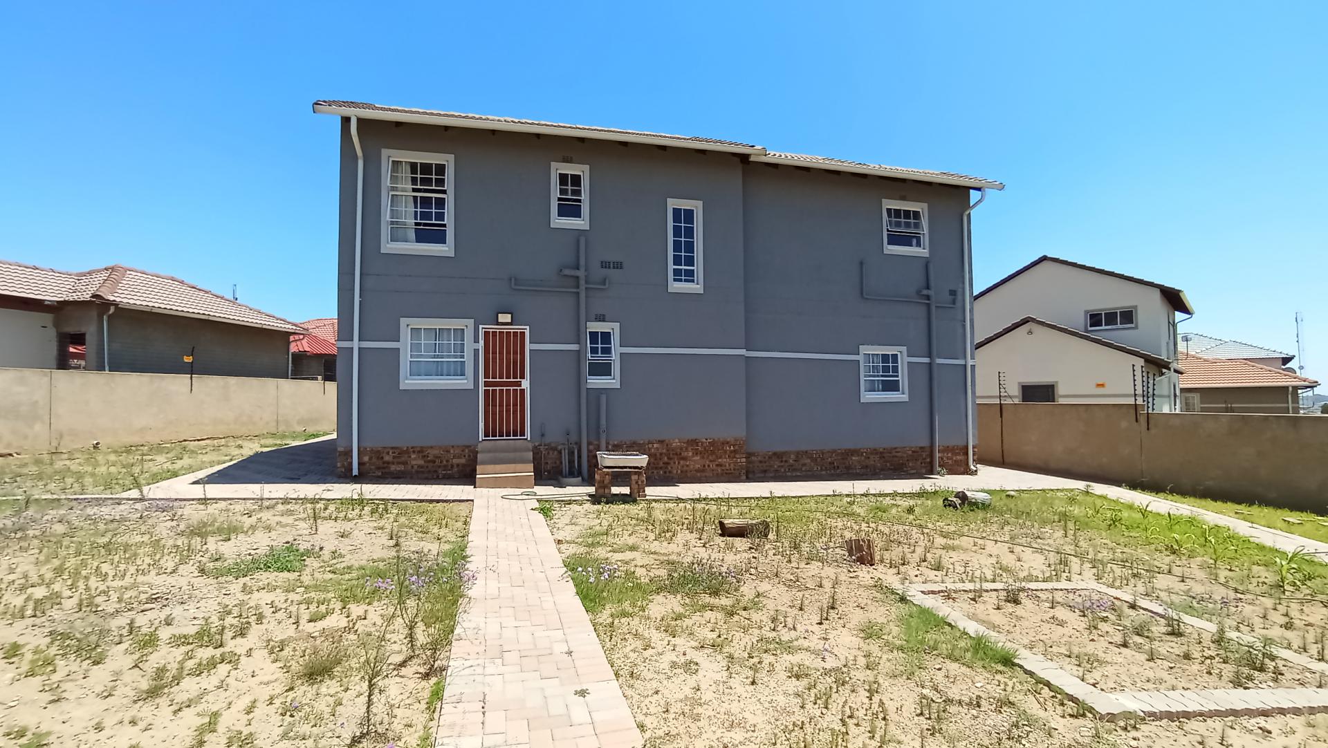 Backyard of property in Blue Hills