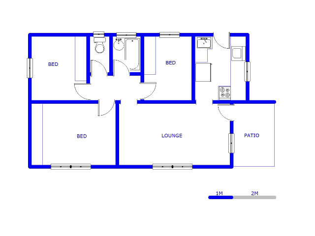 Floor plan of the property in Ennerdale