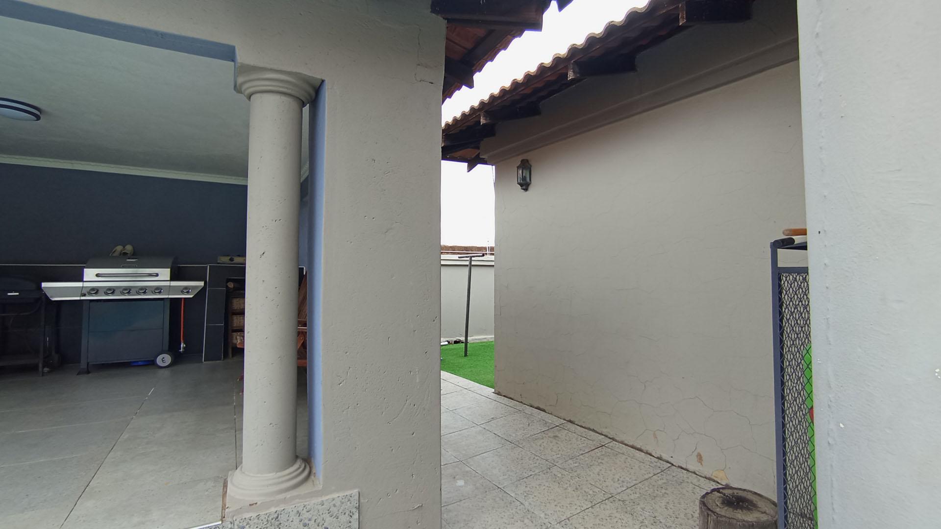 Backyard of property in Savannah Country Estate