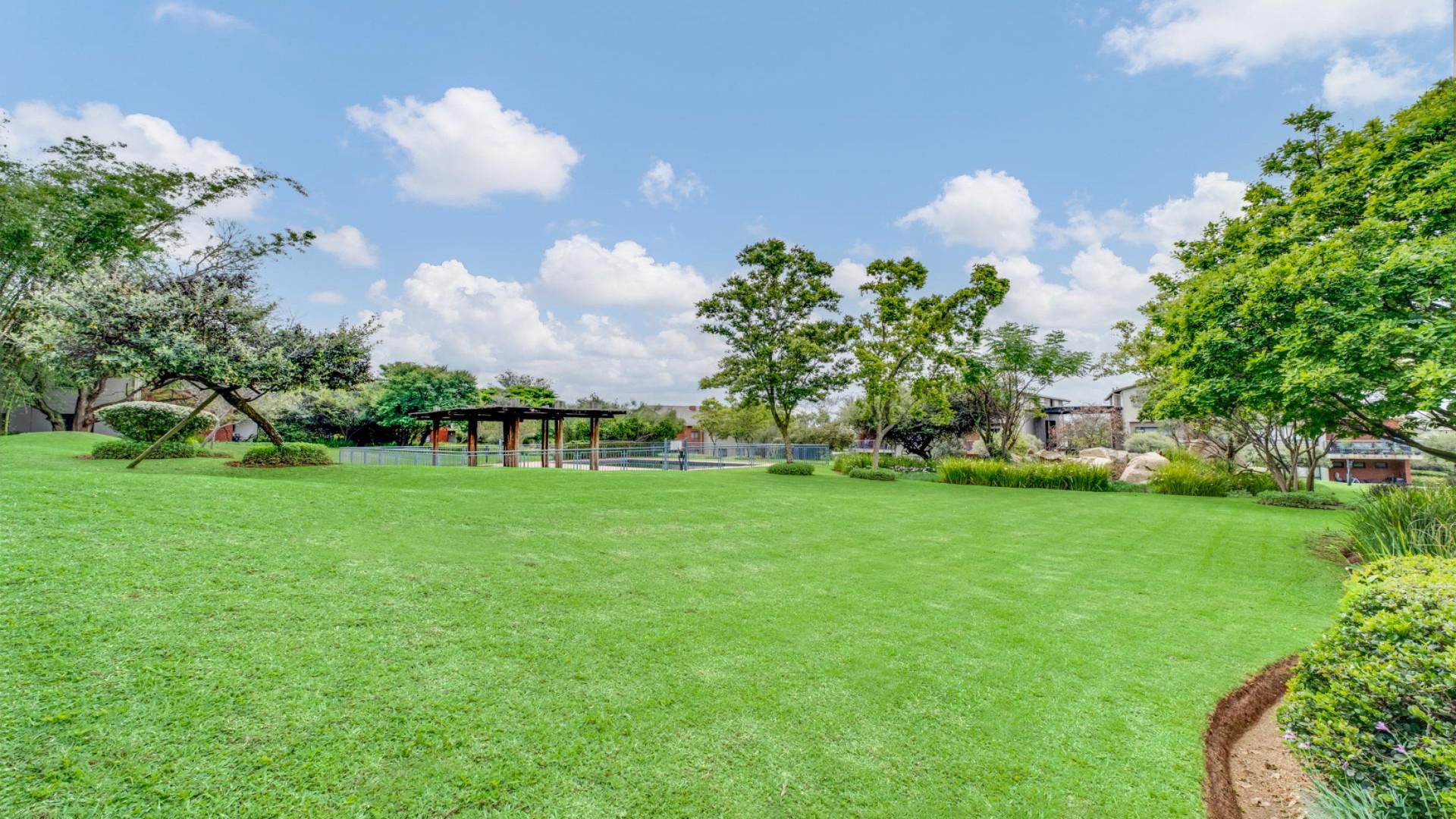 Backyard of property in Jackal Creek Golf Estate
