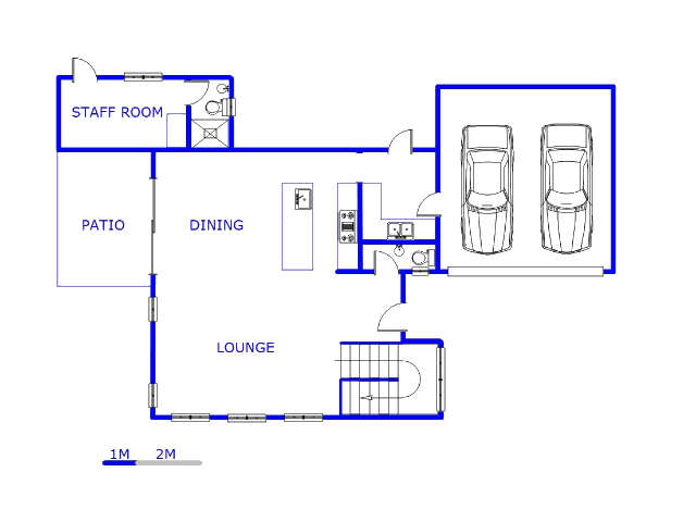 Floor plan of the property in Carlswald
