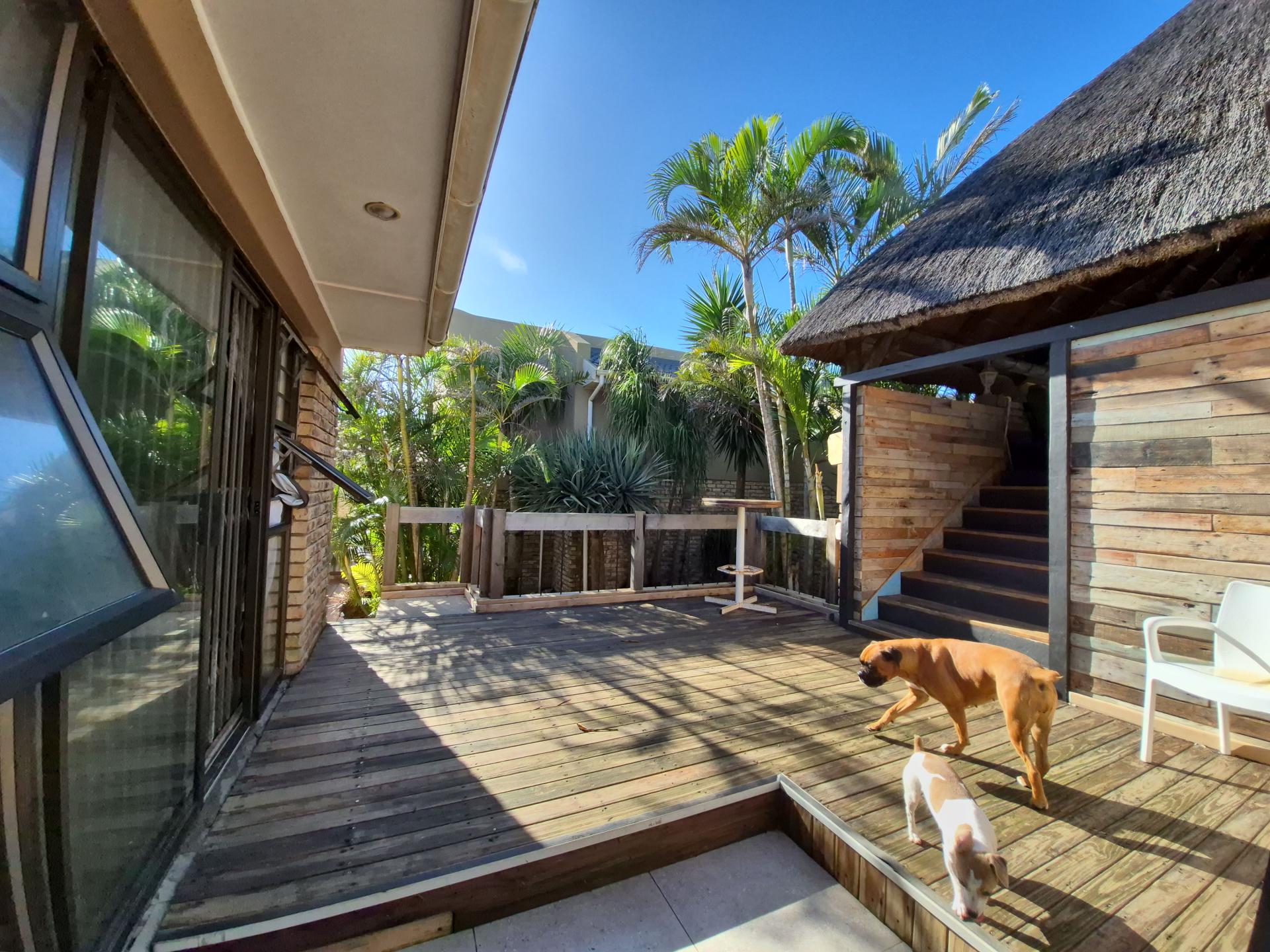 Balcony of property in Gonubie